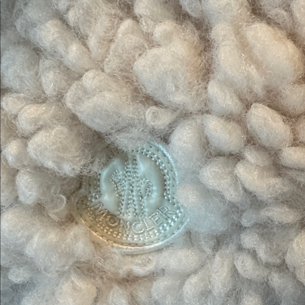 NWT Moncler V Wourl Teddy Women’s Vest Size 2-M - Picture 5 of 11
